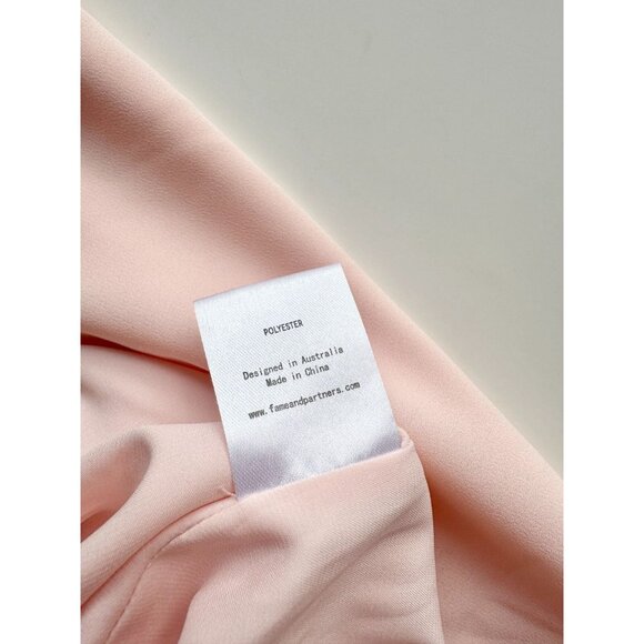 DRESS THE POPULATION Savannah Gold Lame One Shoulder Bow Gown Maxi Dress, Size S - Picture 12 of 13